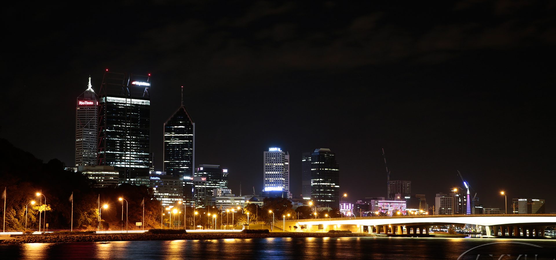 Perth by night Australie occidentale