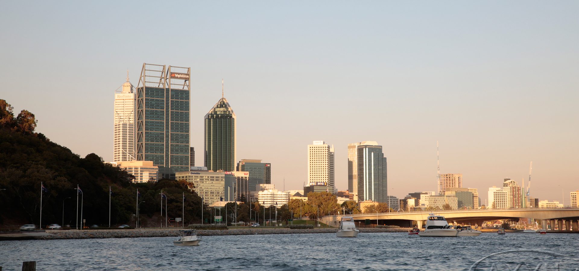 Perth sundown - couché de soleil sur Perth