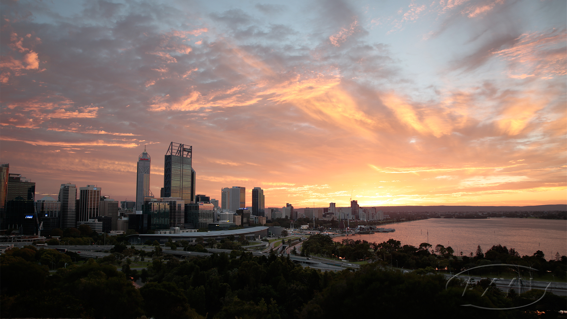 Bonjour Perth levé de soleil sur Perth - Visit Visa - amazing Perth City